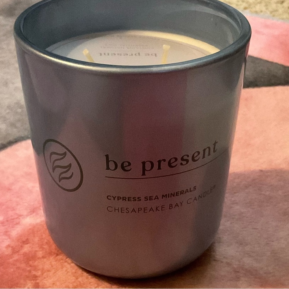 Chesapeake Bay Be Present Candle - Soft Blue